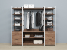 Прихожие, Гардеробная Urban Лофт 04 Белый