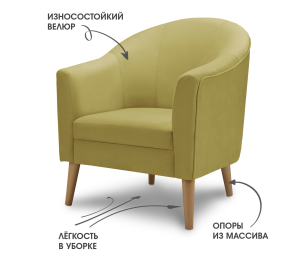 Кресло для отдыха Арти, микровелюр