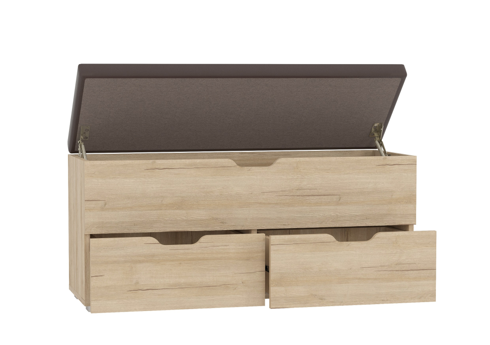 Тумба в прихожую с мягким сиденьем, Диван ФЛИНТ