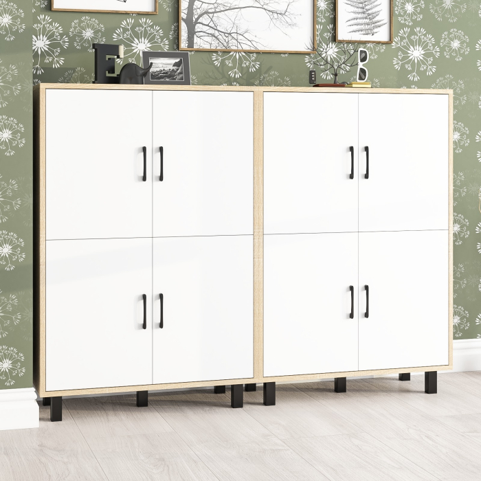 Комоды, Две тумбы-комода четыре распашных дверки РВК 126-804