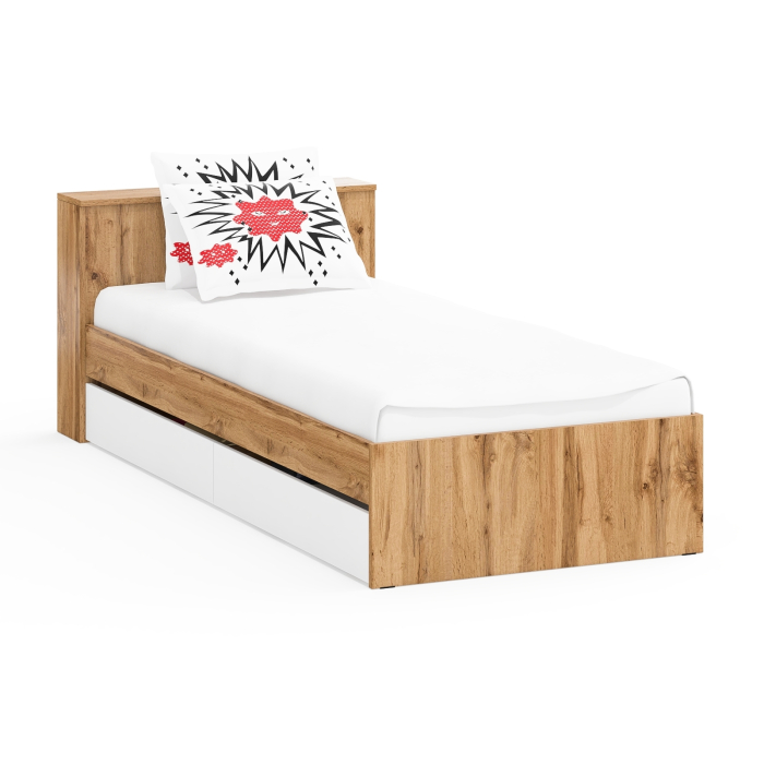 Кровати 90 см, Кровать с ящиками Ксения 900 односпальная