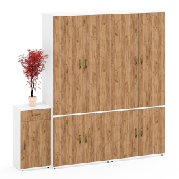 Набор шкафов Лидер-8 с тумбочкой комплектация № 36