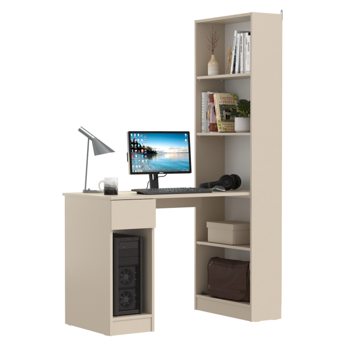 Прямые компьютерные столы, Компьютерный стол со стеллажом открытым Лайт 10.01