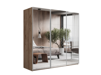 Шкаф-купе Эста Зеркало+Зеркало+Зеркало 270х66х240