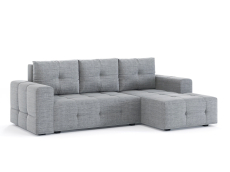 Диваны угловые в гостиную, Диван-кровать угловой Прадо, еврокнижка, рогожка Люкс