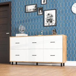 Большой комод с шестью ящиками РВК 127-1704