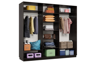 Шкаф-купе Премьер Лайт 54 (02;01;02) трехдверный