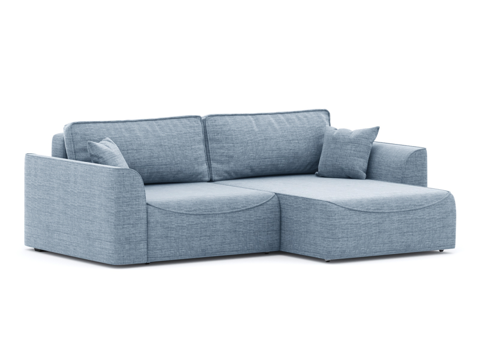 Диваны угловые в гостиную, Диван-кровать угловой Рафаэль еврокнижка НПБ, рогожка Люкс