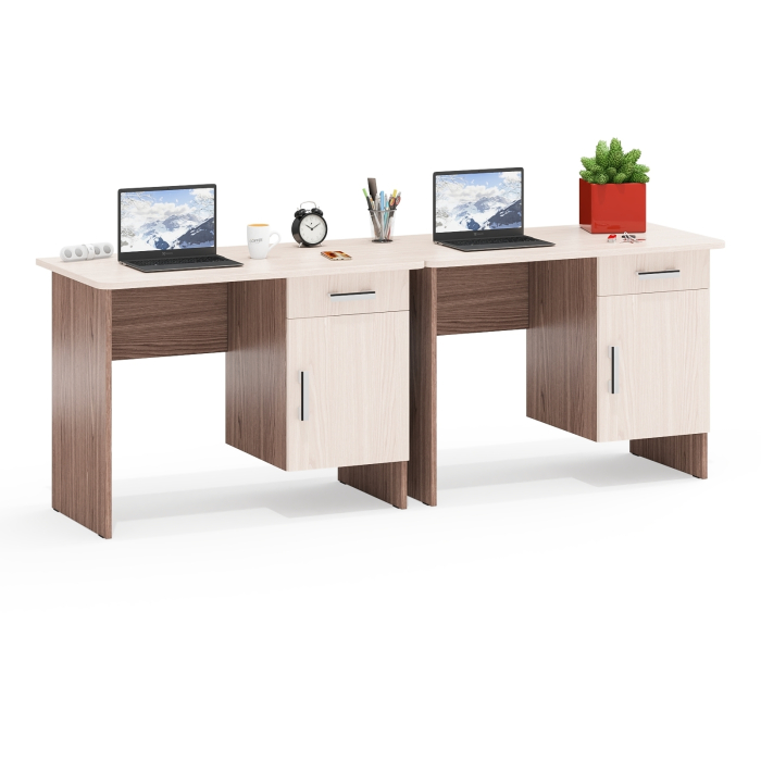 Прямые, Два письменных стола МД 1-09