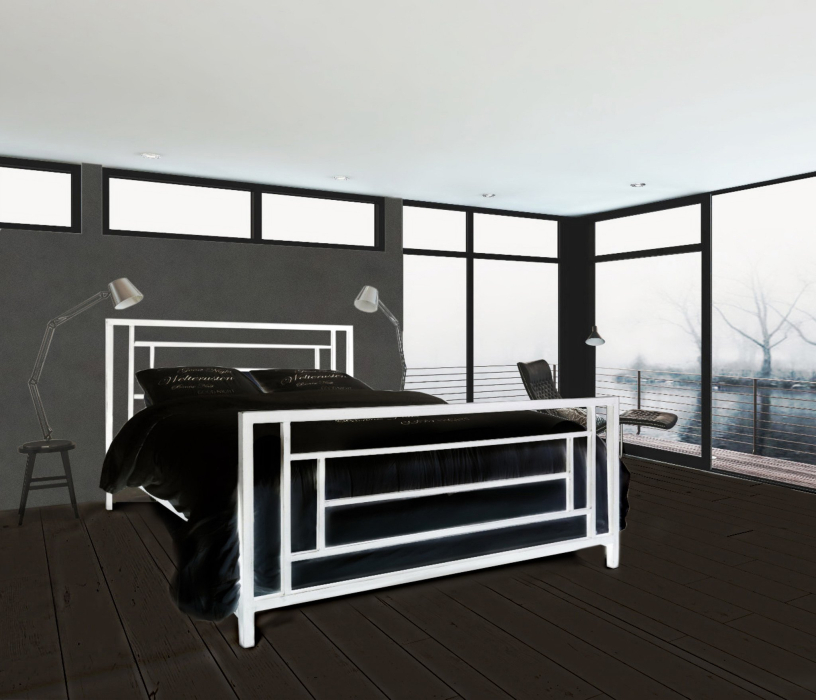 Кровати 180х200, Кровать в стиле лофт Орландо 1.8