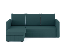 Диваны угловые в гостиную, Диван-кровать угловой Cлим дельфин, велюр