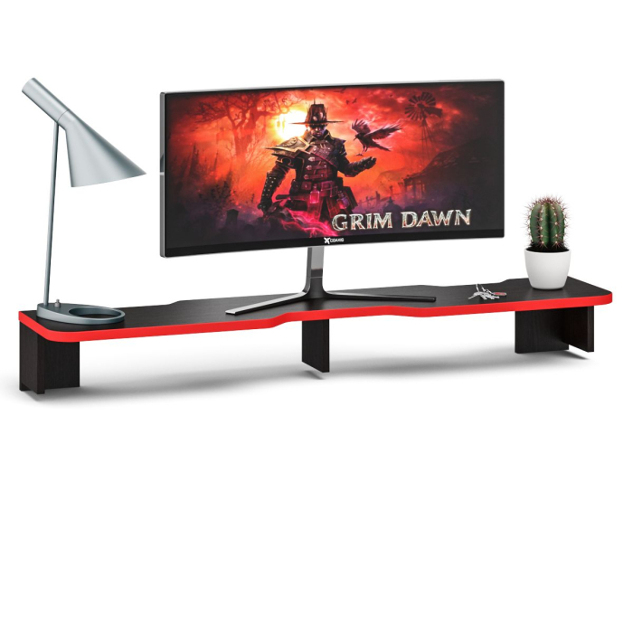 Прямые компьютерные столы, Стол для геймера с надстройкой МД-СК5-1400Н