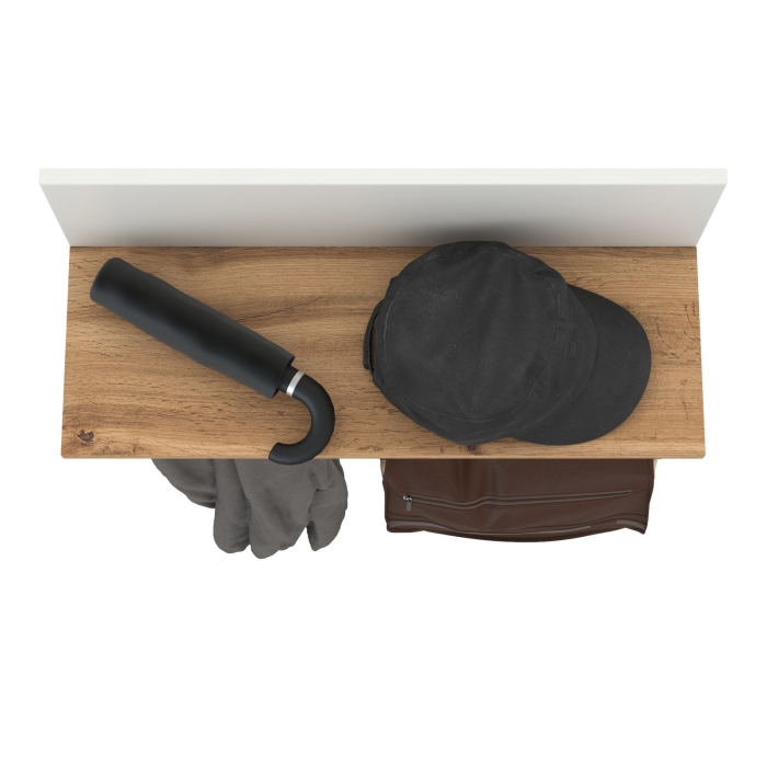 Настенные, Вешалка с полочкой Октава 15.14.01.