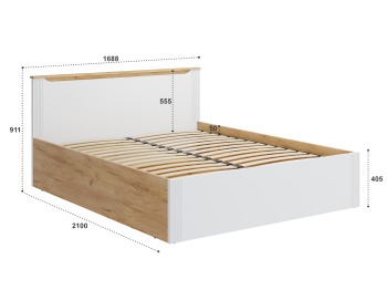 Кровать с подъемным механизмом Эмилия ЭЛ-34