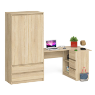 Компьютерные столы, Стол компьютерный угловой правый Мори и шкаф-комод Мори МШ900.1