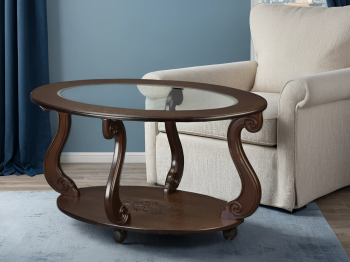 Стол журнальный Мебелик Овация (С) на колесах