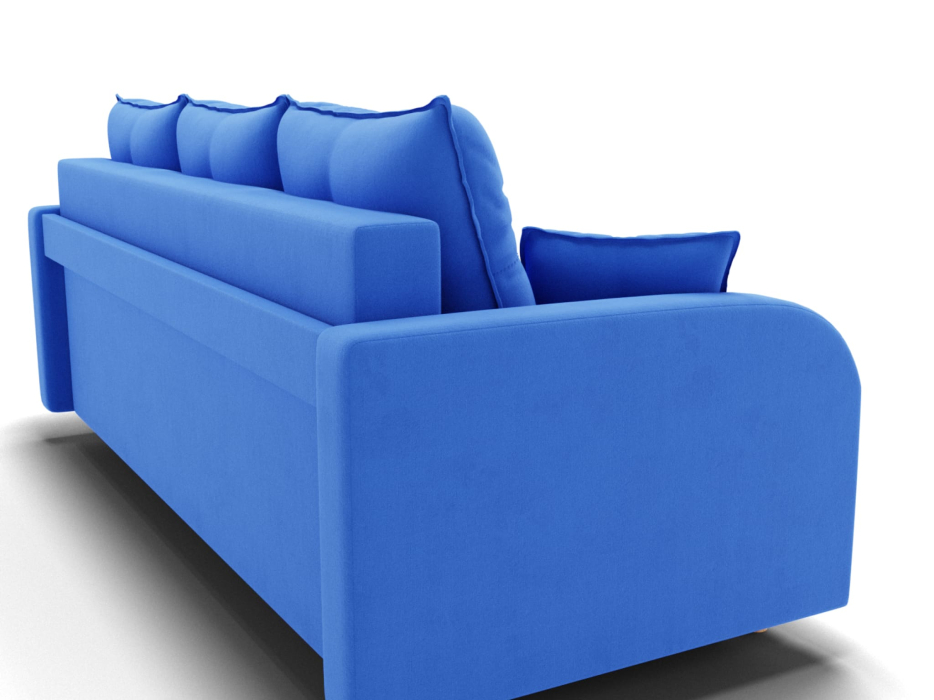 Диваны еврокнижки, Прямой диван Генри,еврокнижка,велюр