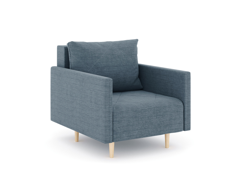 Кресло для отдыха, Кресло для отдыха Милли с подлокотниками, рогожка