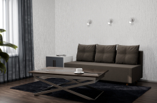 Диваны еврокнижки, Прямой диван Сияние,еврокнижка,велюр