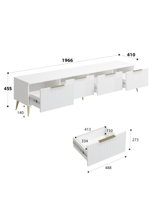 ТВ тумбы, Тумба ТВ Афина АФ-04