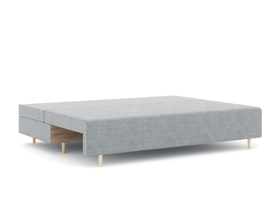 Диваны еврокнижки, Диван-кровать Милли без подлокотников, рогожка Люкс