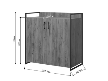 Комод Urban Лофт 02 Белый