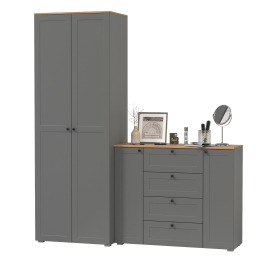 Шкаф для прихожей и большой комод Остин