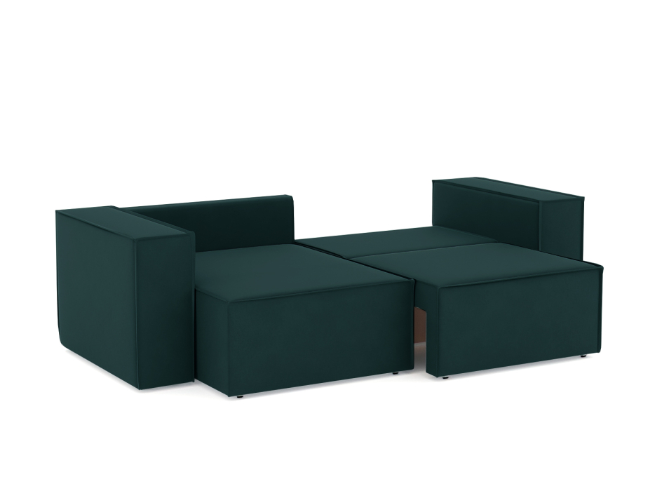 Диваны угловые в гостиную, Диван-кровать угловой Лофт, велюр