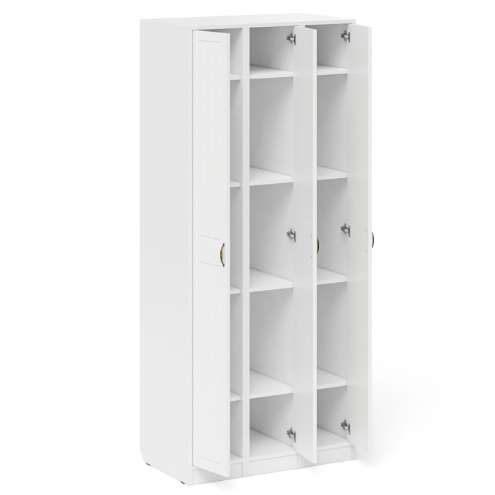 Шкафы распашные, Три пенала в прихожую П-6-500 фрезеровка прованс