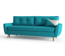 Диваны с ящиком для белья, Диван-кровать Норфолк, независимый пружинный блок, рогожка