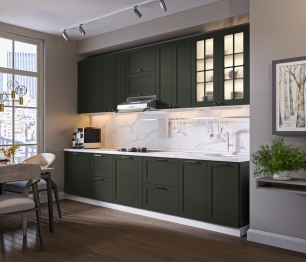 MODERN шкаф навесной 1 дв 28х93 см