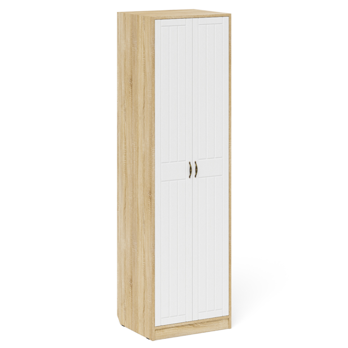 Прихожие, Вешалка с крючками с обувницей с ящиком и шкаф П-6 № 18 МДФ фрезеровка прованс