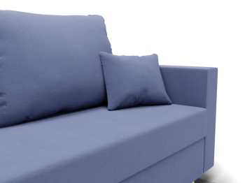 Прямой диван Пульсар,еврокнижка,велюр