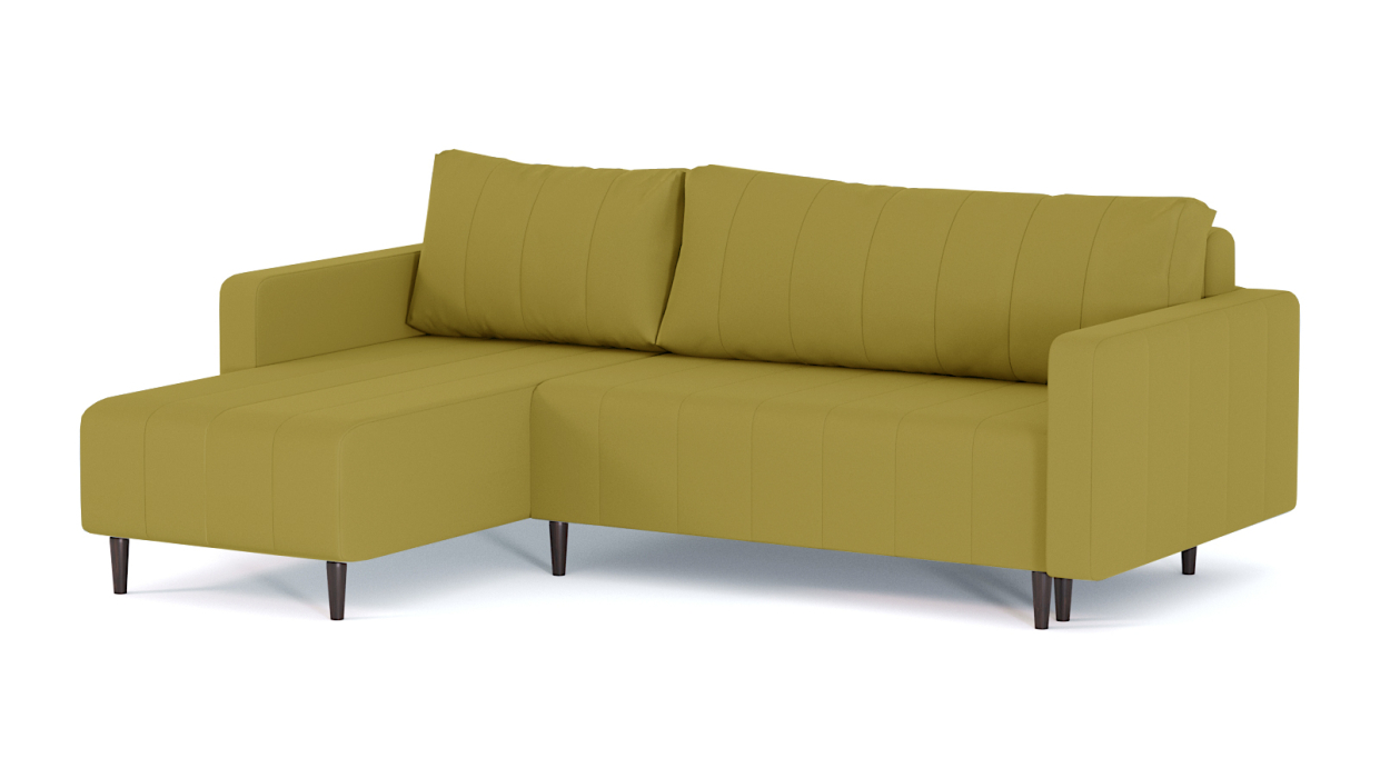 Диваны угловые в гостиную, Диван-кровать угловой Мартиника пантограф, велюр