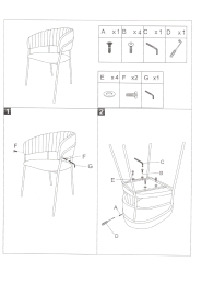 Стул Whispered Fusion вельвет, золотой
