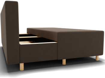 Прямой диван Лофт,еврокнижка,велюр