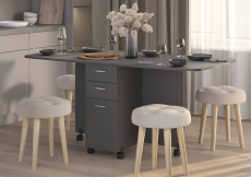 Обеденные столы, Стол-книжка с ящиками