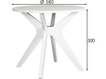 Стол журнальный Мебелик Сабин 1