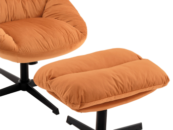 Кресло STOOL GROUP Оррелл с оттоманкой