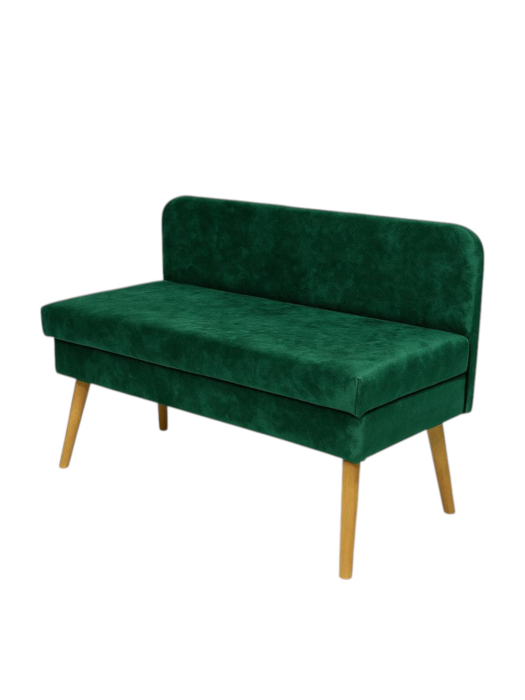 Кушетка диван, Диван кушетка с ящиком Эда, плюш 