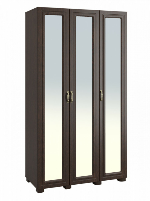 Шкафы распашные, Шкаф «Монблан» МБ-24К с зеркалом