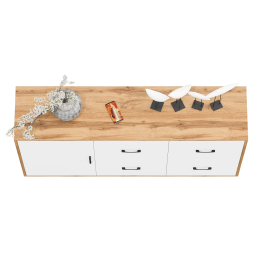 Комод-тумба 4-ре ящика и дверка РВК 125-1504