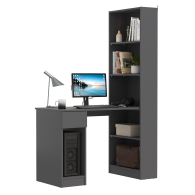 Прямые компьютерные столы, Компьютерный стол со стеллажом открытым Лайт 10.01