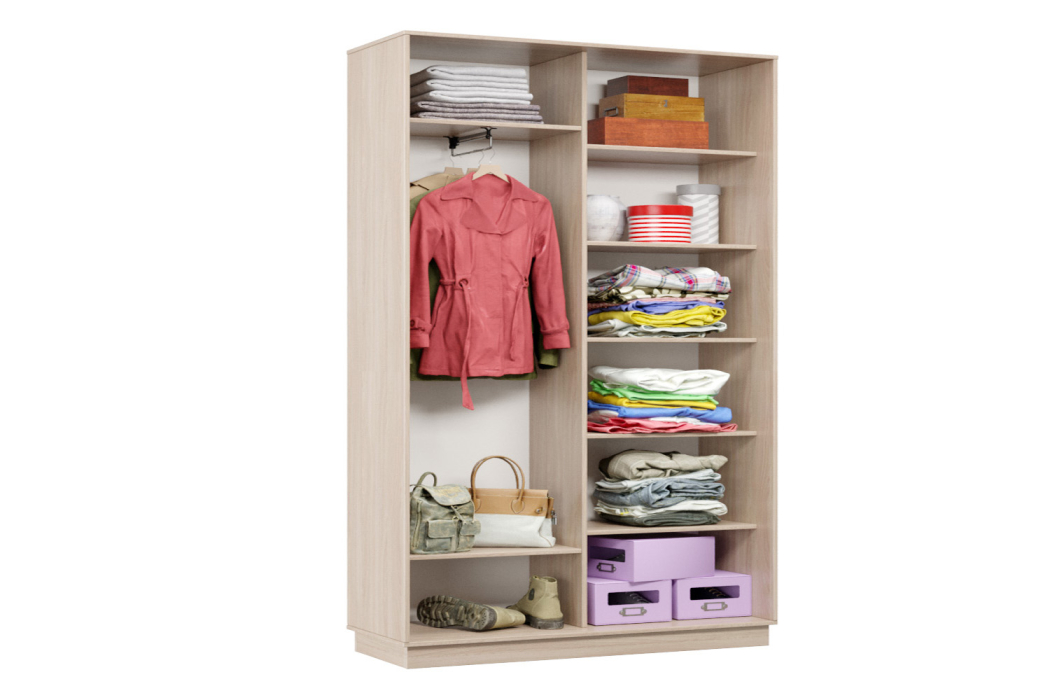 Шкафы-купе, Шкаф-купе Премьер Лайт 01 Мини (05;05) двухдверный