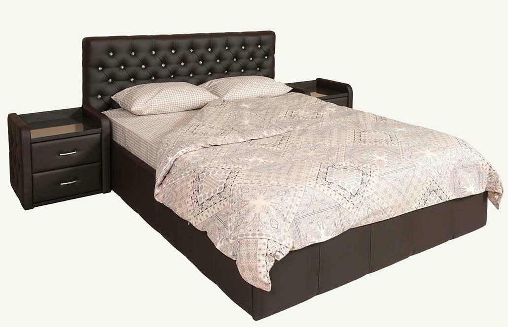 Мягкая кровать, Кровать АМАЛИЯ ЛЮКС 1800х2000 с ПМ.