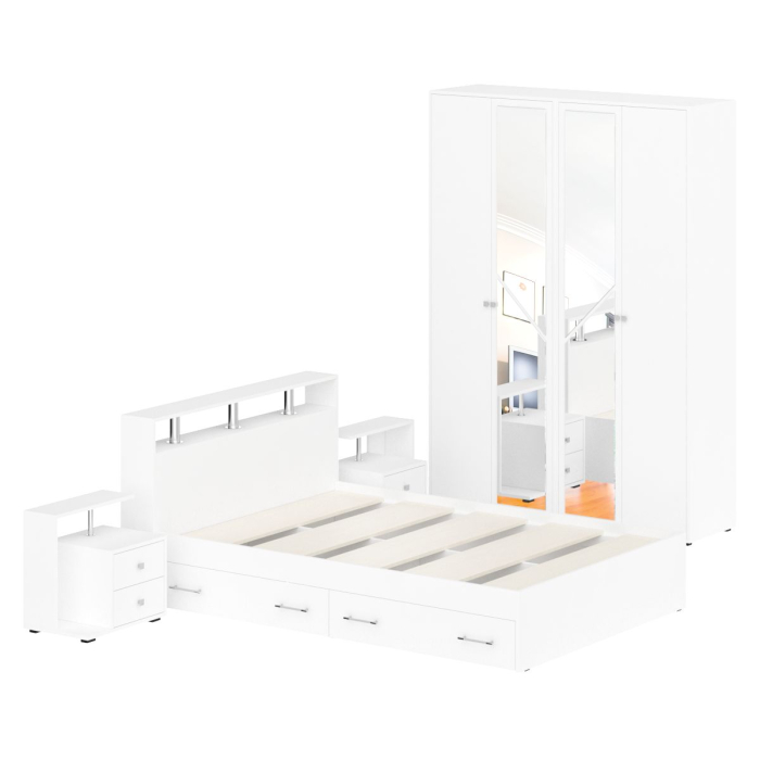 Спальные гарнитуры, Спальный гарнитур Камелия №8