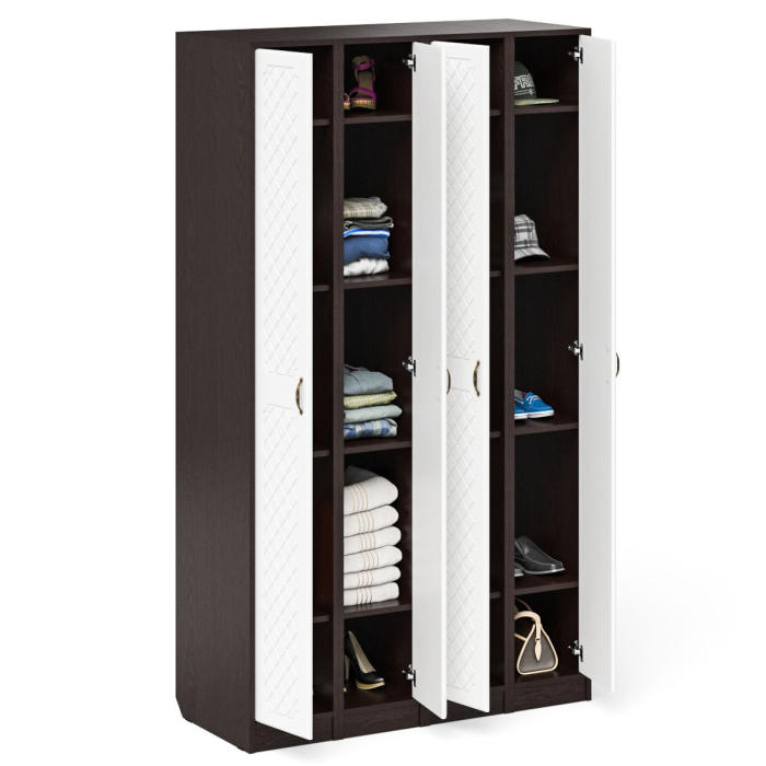 Прихожие, Набор шкафов для прихожей П-6-500 фрезеровка ромб