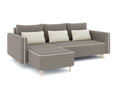 Диваны угловые в гостиную, Диван-кровать угловой Рон еврокнижка-пантограф, велюр