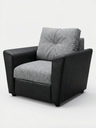 Кресло Амстердам , рогожка/экокожа