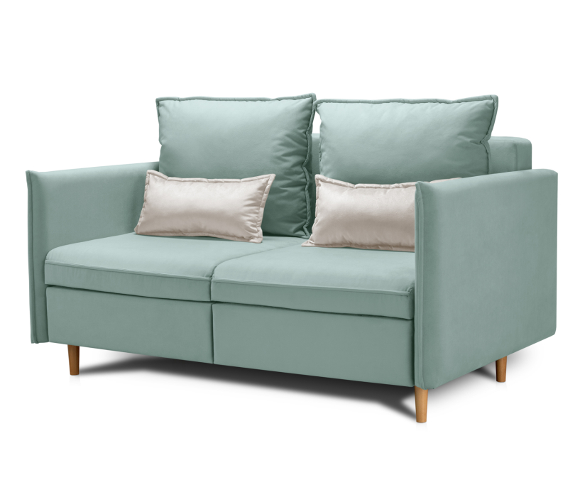 Дизайнерские диваны для гостиной, Диван кровать Оливер 120, микровелюр